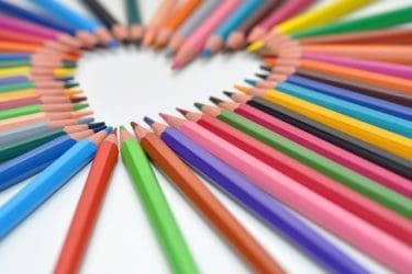 colored pencils