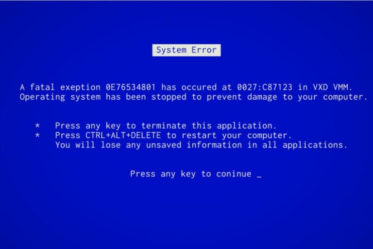 Tech Time Warp Bill Gates and the blue screen of death